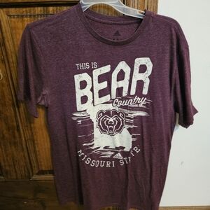 Adidas Missouri State University Maroon Bear Country T-Shirt